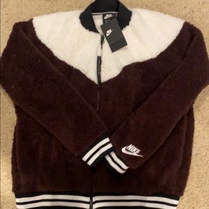 nwt nike sherpa jacket
